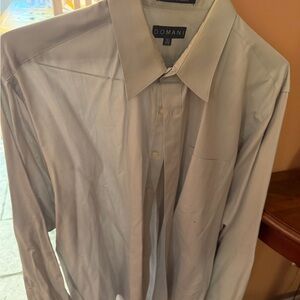 Men’s Dress Shirts Lot Of 3  Size 16.5 Purple/Blue/Gray
